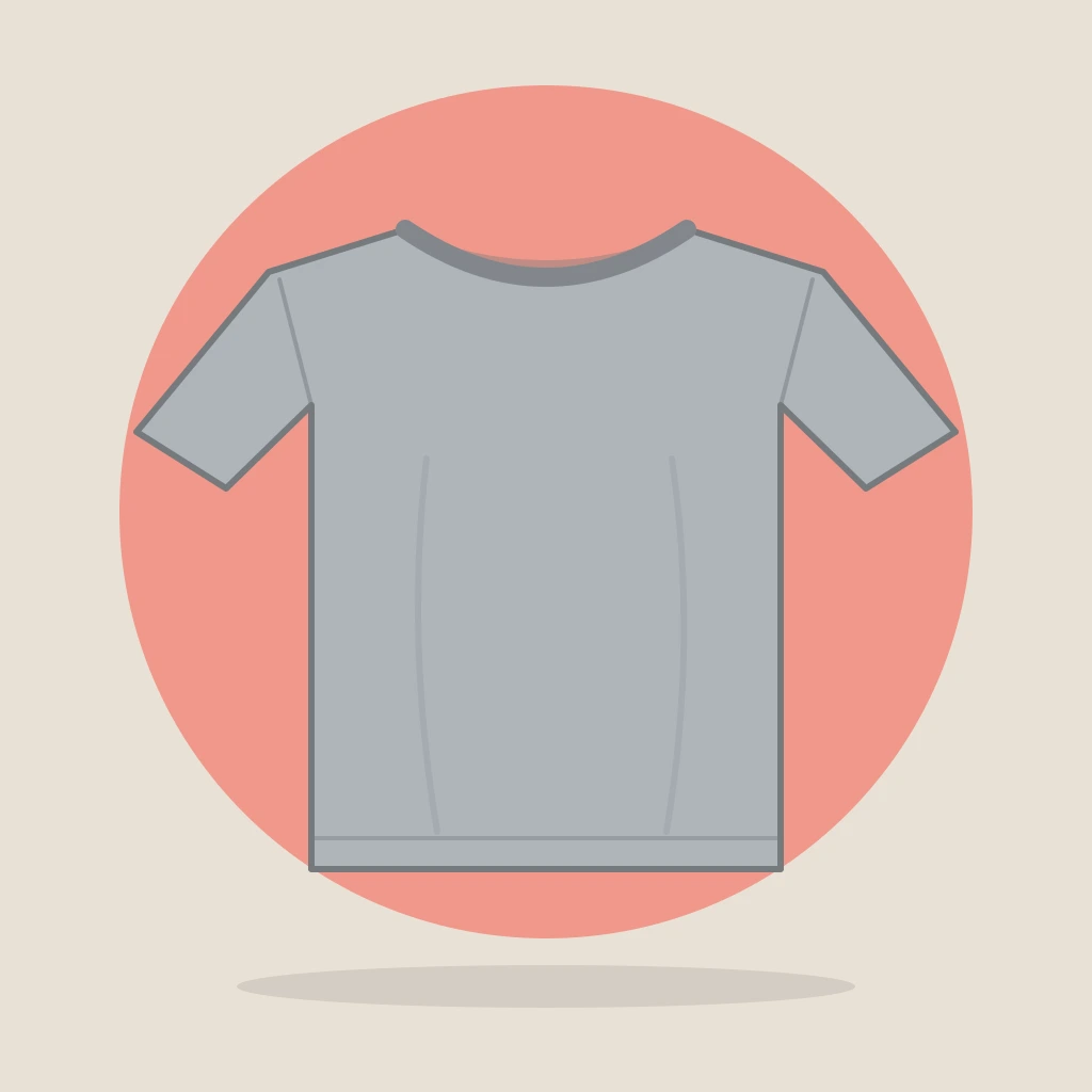 Ash Grey Oversized Drop-Shoulder Tee