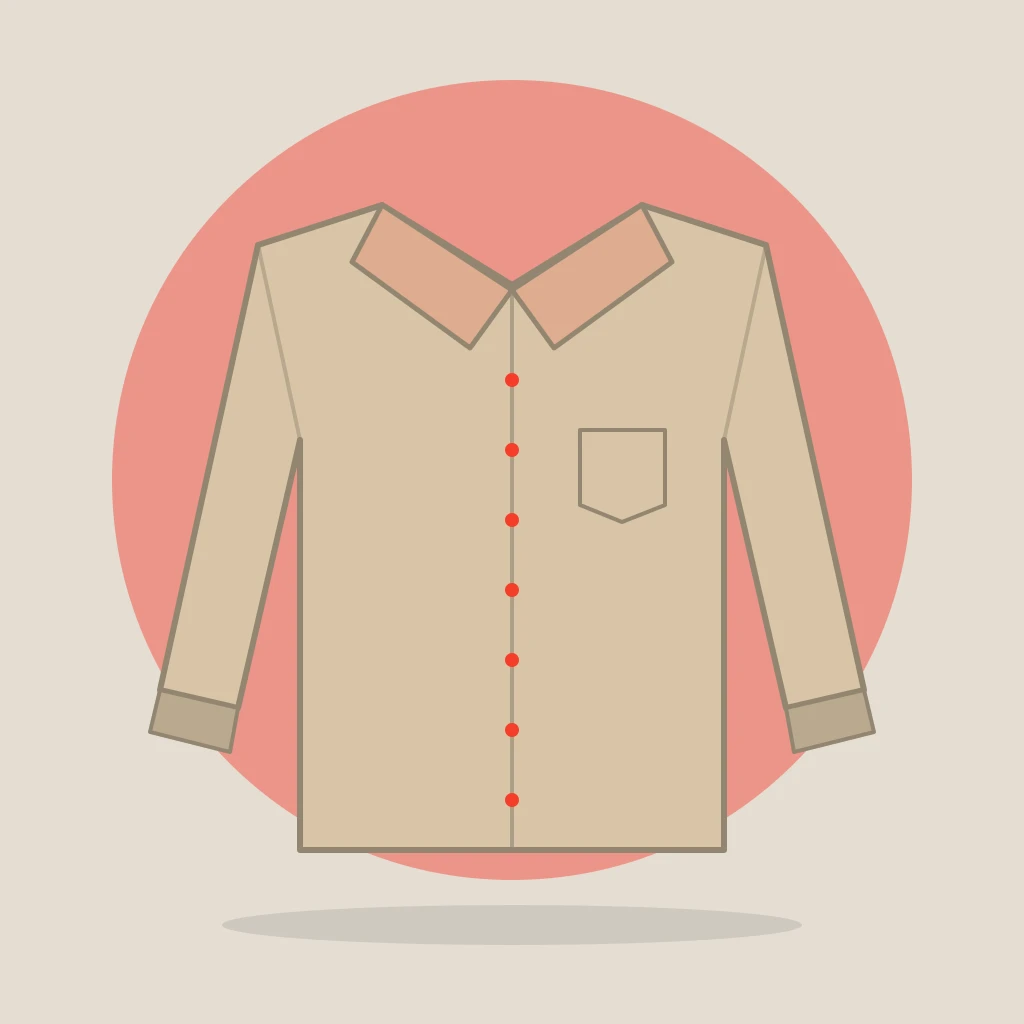 Beige Linen-Blend Shirt