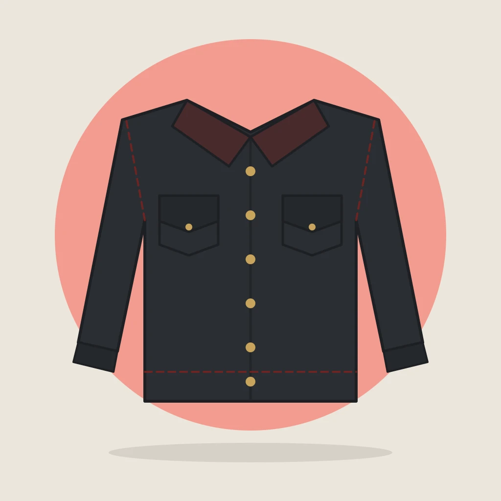 Black Wash Denim Jacket