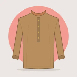 Camel Silk-Blend Panjabi