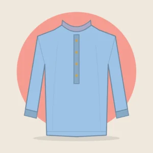 Sky Blue Premium Cotton Panjabi