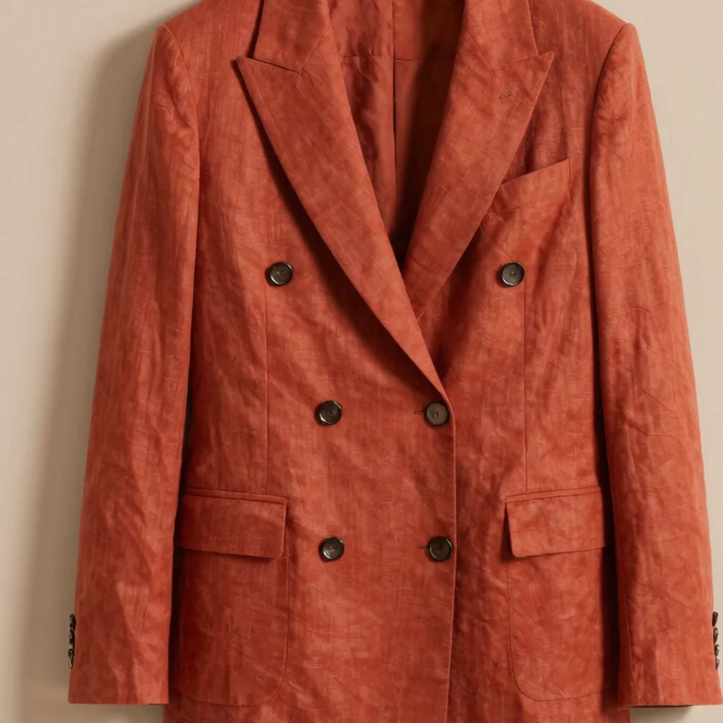 High-Street Structured Linen Blazer